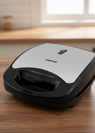 Geepas sandwich toaster on a white background