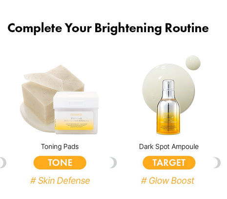 Exosome Mela-Glu Dark Spot Ampoule | Anti-Pollution Toning Pad