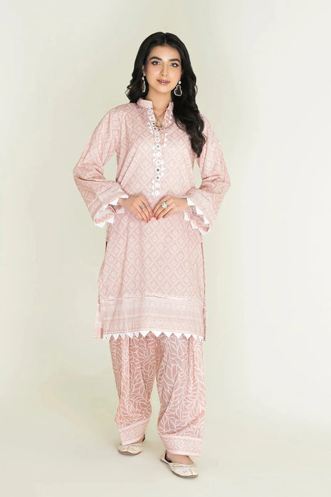 2PC Unstitched Printed Lawn Shirt and Trouser I KST-3830 Printed KHAS STORES 