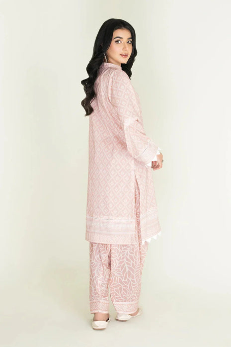 2PC Unstitched Printed Lawn Shirt and Trouser I KST-3830 Printed KHAS STORES 