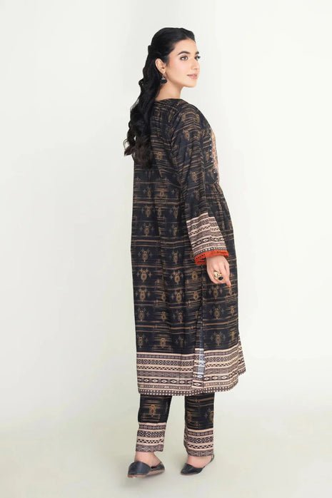 2PC Unstitched Printed Lawn Shirt and Trouser I KST-3838 Printed KHAS STORES 