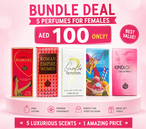 Bundle Deal 5 Perfumes For Females