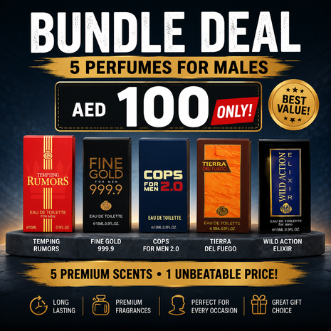 Bundle Deal 5 Perfumes For Men