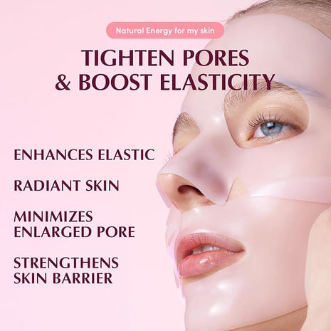 EQQUALBERRY Collagen Pore-Tight Up Hydrogel Mask | Tight Up Gel Toner Pads