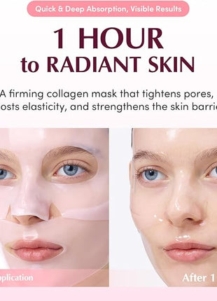 EQQUALBERRY Collagen Pore-Tight Up Hydrogel Mask | Tight Up Gel Toner Pads