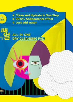 TIRTIR Mask Fit Red Cushion Mini - TIRTIR Waterism Glow Tint Peach - SANG-UL AII-IN-ONE FACE DRY CLEANSING PAD