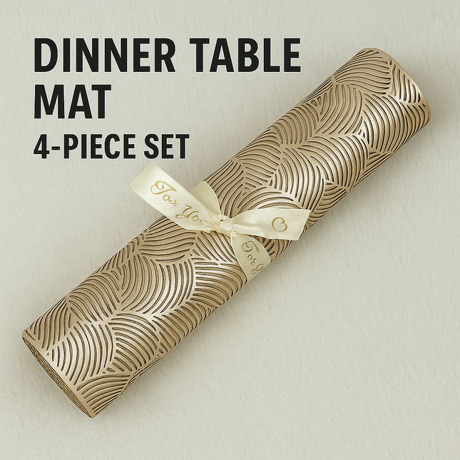 DINNING TABLE MATS (GOLD)