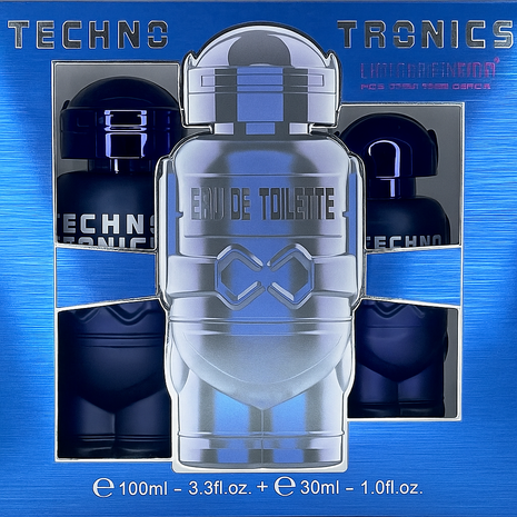 TECHNO TRONICS EAU DE TOILETTE 100ml - 3.3FL.OZ. + 30ML - 1. 0fl.oz