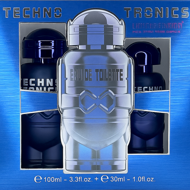 TECHNO TRONICS EAU DE TOILETTE 100ML - 3.3FL.OZ. + 30ML - 1.0FL.OZ
