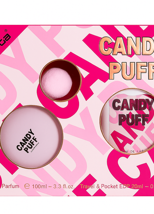 MERTA - CANDY PUFF - EAU DE Parfum 100ml - 3.3fl.Oz. + Travel & Pocket EDP 20ml - 0.6 Fl.Oz