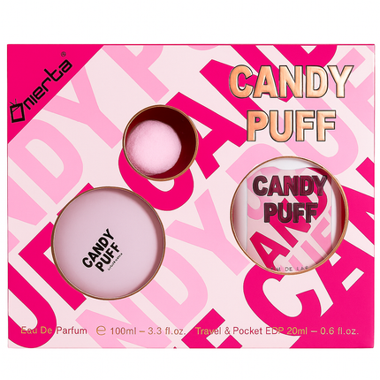 MERTA - CANDY PUFF - EAU DE PARFUM 100ML - 3.3FL.OZ. + TRAVEL & POCKET EDP 20ML - 0.6 FL.OZ