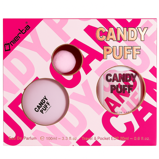 MERTA - CANDY PUFF - EAU DE PARFUM 100ML - 3.3FL.OZ. + TRAVEL & POCKET EDP 20ML - 0.6 FL.OZ
