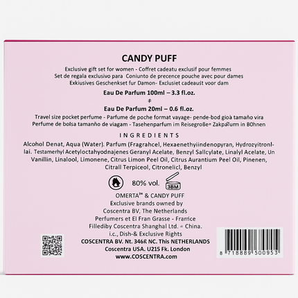 MERTA - CANDY PUFF - EAU DE PARFUM 100ML - 3.3FL.OZ. + TRAVEL & POCKET EDP 20ML - 0.6 FL.OZ