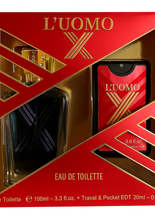 L'UOMO - EAU DE Toilette 100ml - 3.3fl.Oz. + Travel & Pocket EDT 20ml - 0.6 Fl.Oz