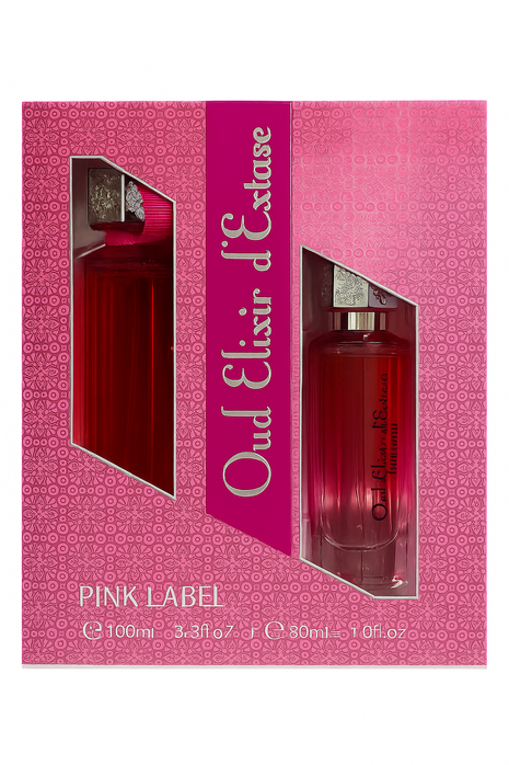 PINK LABEL - Oud Elixir D'extase  100ml - 3.3fl.Oz. + 30ml - 1.0 Fl.Oz
