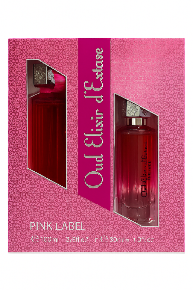 PINK LABEL - OUD ELIXIR D'EXTASE  100ML - 3.3FL.OZ. + 30ML - 1.0 FL.OZ