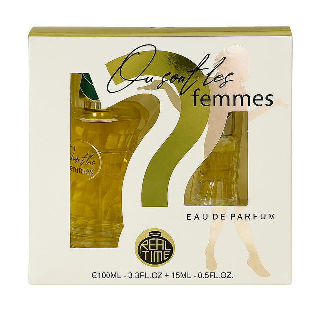 REAL TIME - OU SONT LES FEMMES - EAU DE PARFUM 100ML - 3.3FL.OZ. + 30ML - 1.0FL.OZ
