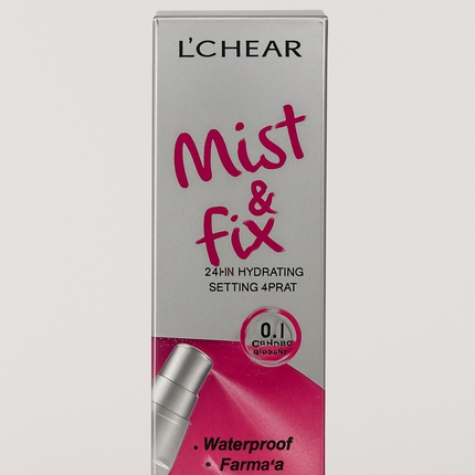 L'CHEAR MIST & FIX 24HR HYDRATING SETTING SPRAY - OIL CONTROL - WATERPROOF FORMULA