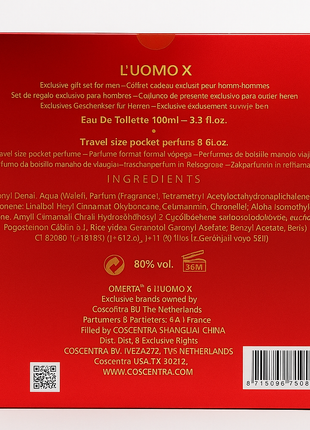 L'UOMO - EAU DE Toilette 100ml - 3.3fl.Oz. + Travel & Pocket EDT 20ml - 0.6 Fl.Oz