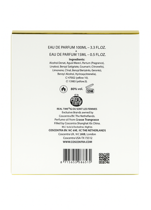 REAL TIME - OU SONT LES FEMMES - EAU DE Parfum 100ml - 3.3FL.OZ. + 30ml - 1. 0fl.oz