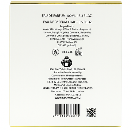 REAL TIME - OU SONT LES FEMMES - EAU DE PARFUM 100ML - 3.3FL.OZ. + 30ML - 1.0FL.OZ