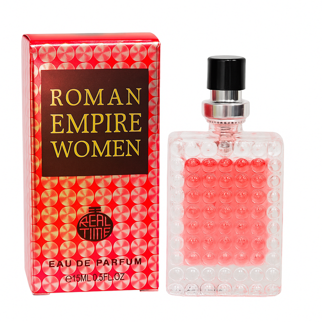 ROMAN EMPIRE WOMEN EAU DE TOILETTE 15ML – ELEGANCE, CONFIDENCE & TIMELESS CHARM IN EVERY SPRIT