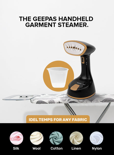 Handheld Garment Steamer |- 240-1470W - 120ml Tank