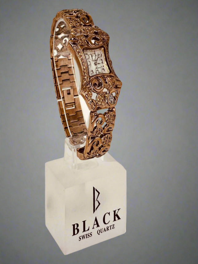 BLACK ROYALE LADIES -FANCY WATCH - BRONZE