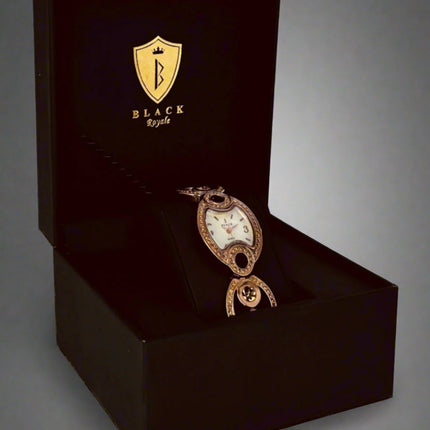 BLACK ROYALE LADIES -FANCY WATCH - BRONZE