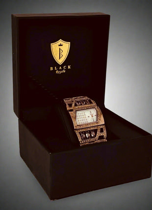 BLACK ROYALE -LADIES - FANCY WATCH - BRONZE