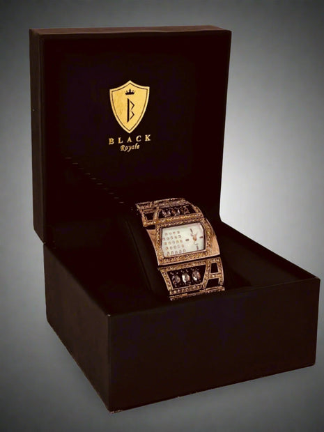 BLACK ROYALE -LADIES - FANCY WATCH - BRONZE