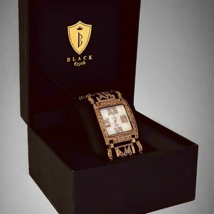 BLACK ROYALE LADIES -FANCY WATCH - BRONZE