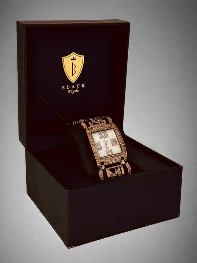 BLACK ROYALE LADIES -FANCY WATCH - BRONZE