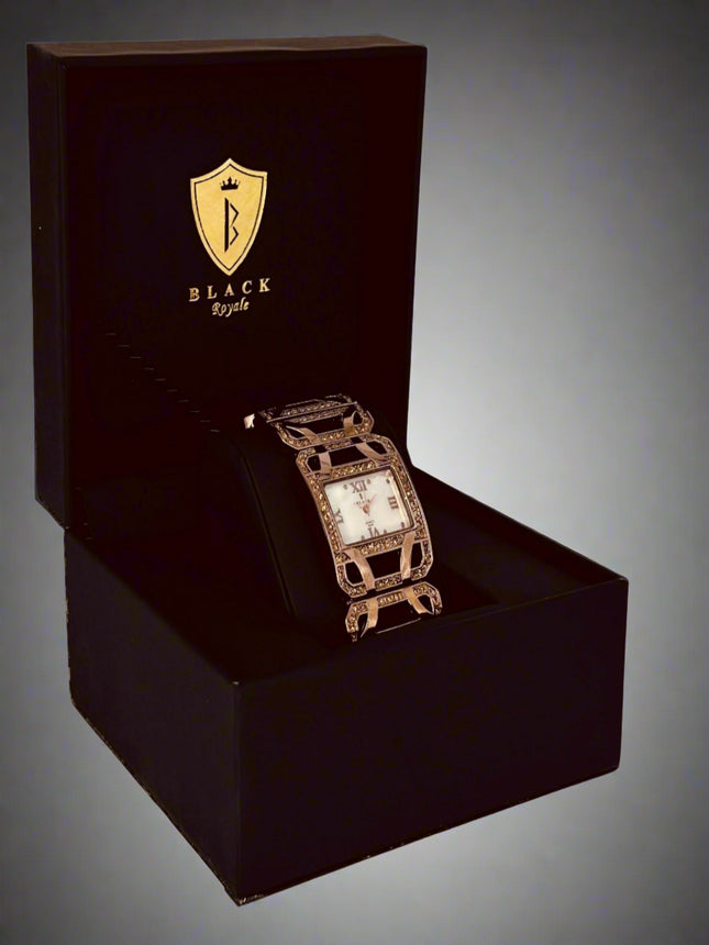 BLACK ROYALE LADIES -FANCY WATCH - BRONZE