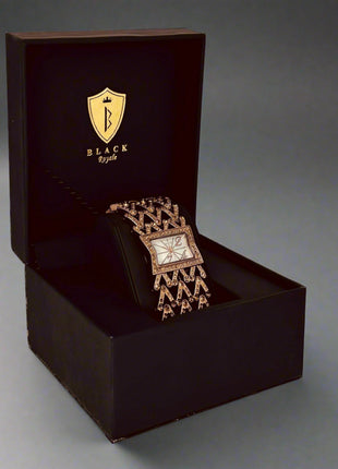 BLACK ROYALE LADIES -FANCY WATCH - BRONZE