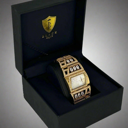 BLACK ROYALE LADIES - FANCY STONE -STONE SETTING - GOLD