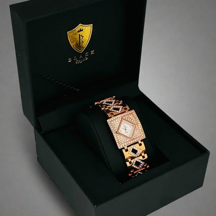 BLACK ROYALE LADIES - FANCY STONE - SETTING STONE - ROSE GOLD