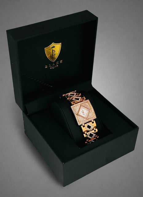 BLACK ROYALE LADIES - FANCY STONE - SETTING STONE - ROSE GOLD