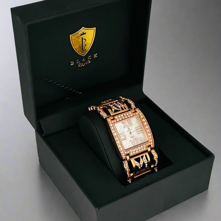 BLACK ROYALE LADIES - FANCY SETTING STONE - ROSE GOLD