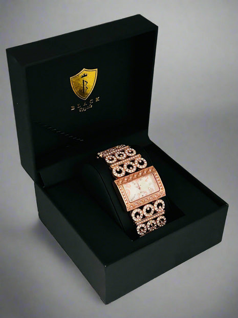 BLACK ROYALE LADIES - FANCY - SETTING STONE - ROSE GOLD