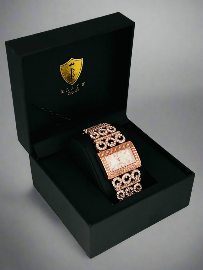 BLACK ROYALE LADIES - FANCY - SETTING STONE - ROSE GOLD