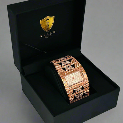 BLACK ROYALE LADIES - FANCY STONE - SETTING STONE - ROSE GOLD