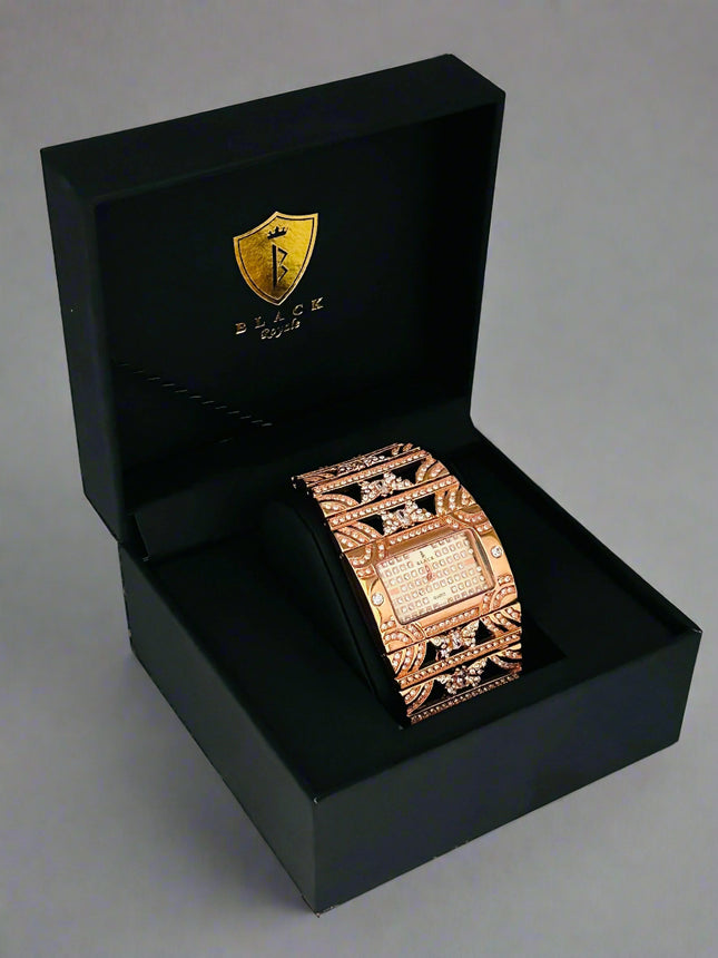 BLACK ROYALE LADIES - FANCY STONE - SETTING STONE - ROSE GOLD
