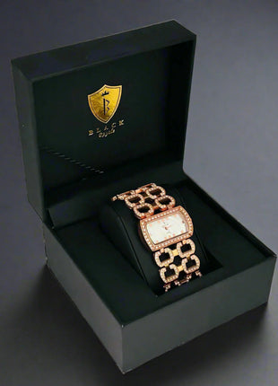 BLACK ROYALE LADIES - FANCY STONE -STONE SETTING - ROSE GOLD