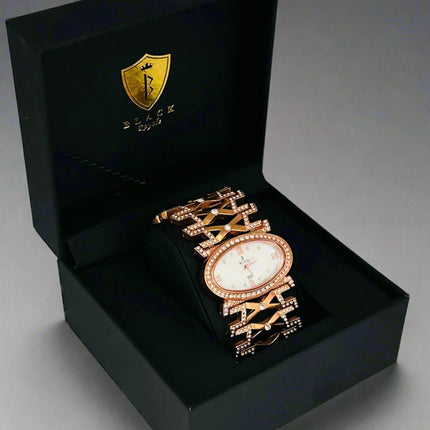 BLACK ROYALE LADIES - FANCY STONE -STONE SETTING - ROSE GOLD