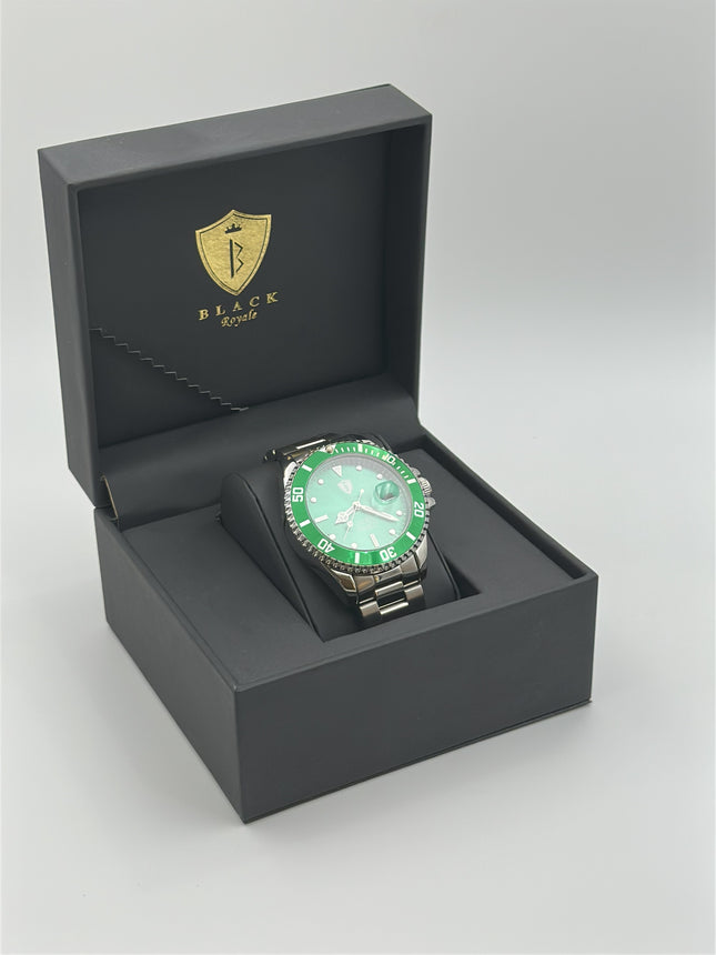 BLACK ROYALE CHRONOMETER AUTOMATIC - GREEN