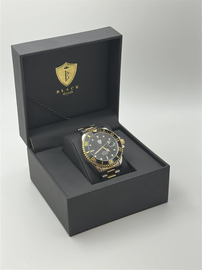 BLACK ROYALE CHRONOMETER AUTOMATIC - TWO TONE DIAL