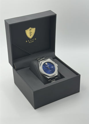 BLACK ROYALE SAPPHIRE - 5-BAR - JAPAN MOVT - BLUE