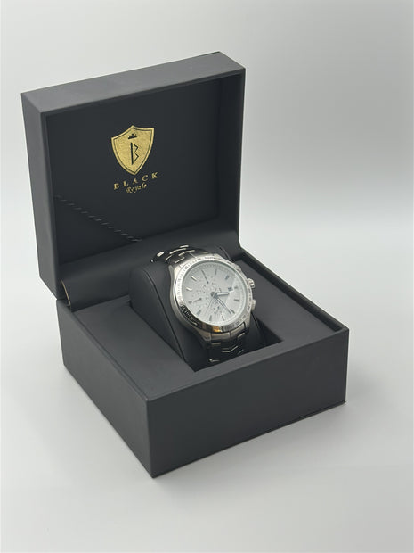 BLACK ROYALE TACHYMETRE AUTOMATIC - WHITE