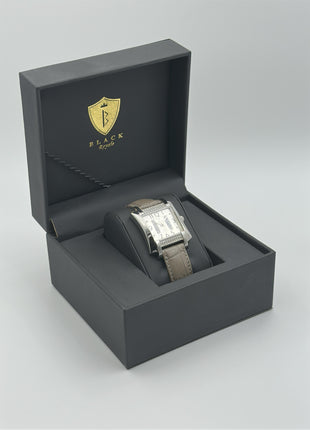 BLACK ROYALE SWISS MOVEMENT - GENUINE LEATHER - GREY